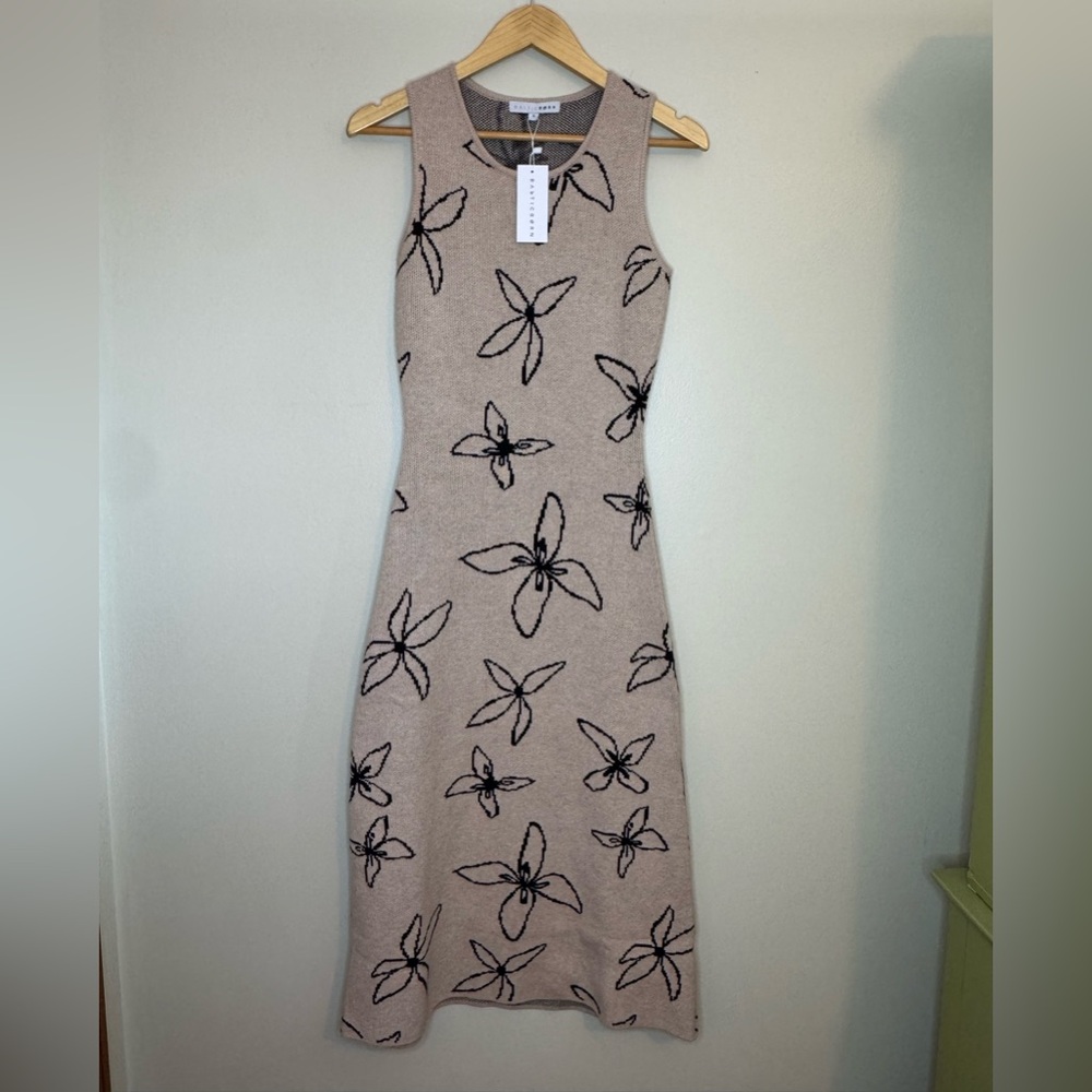 NWT Baltic Born Floral Knit Maxi Dress Sleeveless‎ Size S